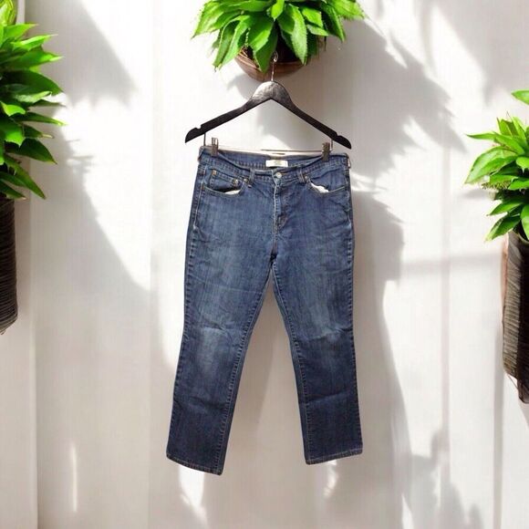 Levi's Denim - Levis Straight Leg 505 Jeans Women Sz 10 Short Classic Americana Denim Cotton